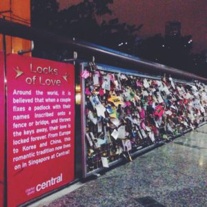 Locks of Love in Clark Quay