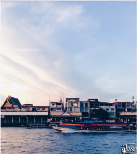 Ferry boat at Chao Phraya River